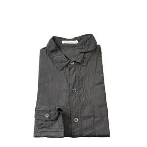 Industry Of All Nations Black Organic Cotton Iron Vinegar 8 Dips Shirt Mens L